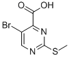 5-Bromo-2-(methylthio)pyrimidine-4-carboxylic acid/50593-92-5/