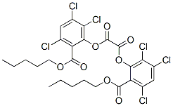 Bis(2-carbopentyloxy-3,5,6-trichlorophenyl) oxalate/75203-51-9/