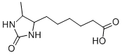 6-(5-methyl-2-oxoimidazolidin-4-yl)hexanoic acid/533-48-2/