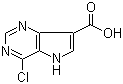 4-Chloro-5H-pyrrolo[3,2-d]pyrimidine-7-carboxylic acid/853058-43-2/