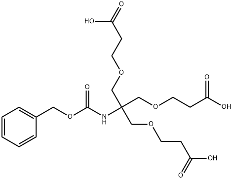 3,3'-((2-(((benzyloxy)carbonyl)amino)-2-((2-carboxyethoxy)methyl)propane-1,3-diyl)bis(oxy))dipropanoic acid/200133-16-0/3,3'-[[2-(CBZ-