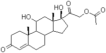 Hydrocortisone acetate/50-03-3/