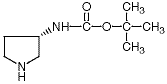(3S)-(-)-3-(tert-Butoxycarbonylamino)pyrrolidine/122536-76-9/