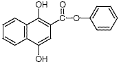 1,4-Dihydroxy-2-naphthoic Acid Phenyl Ester/54978-55-1/