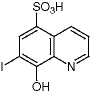 8-Hydroxy-7-iodoquinoline-5-sulfonic Acid/547-91-1/